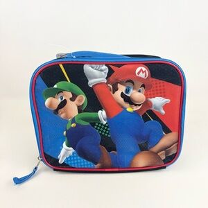 New Nintendo Super Mario Luigi Insulated Lunch Bag New With Tags